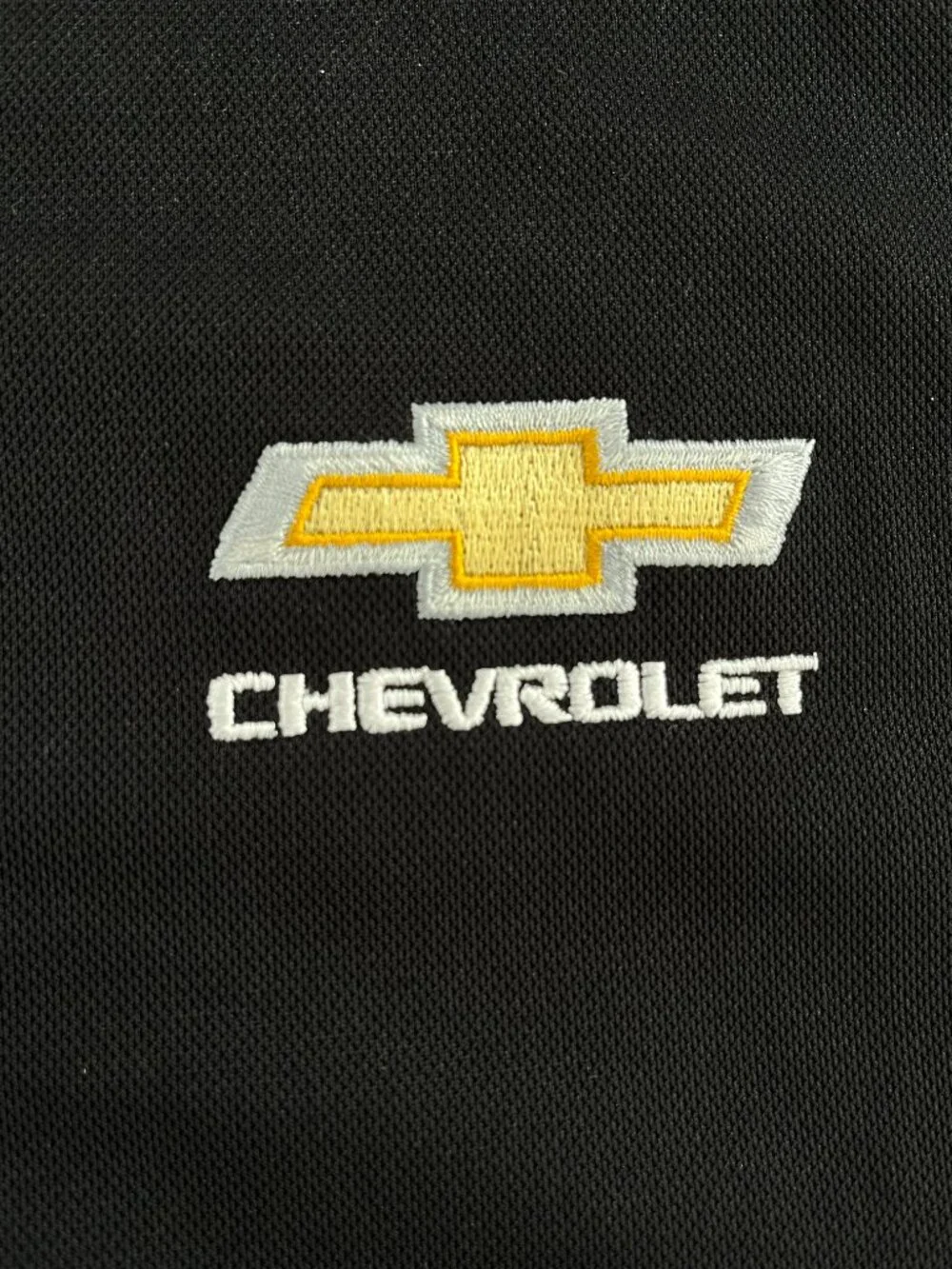 Chevrolet black Polo Shirt XL Workwear Uniform Port Authority - Picture 3 of 6